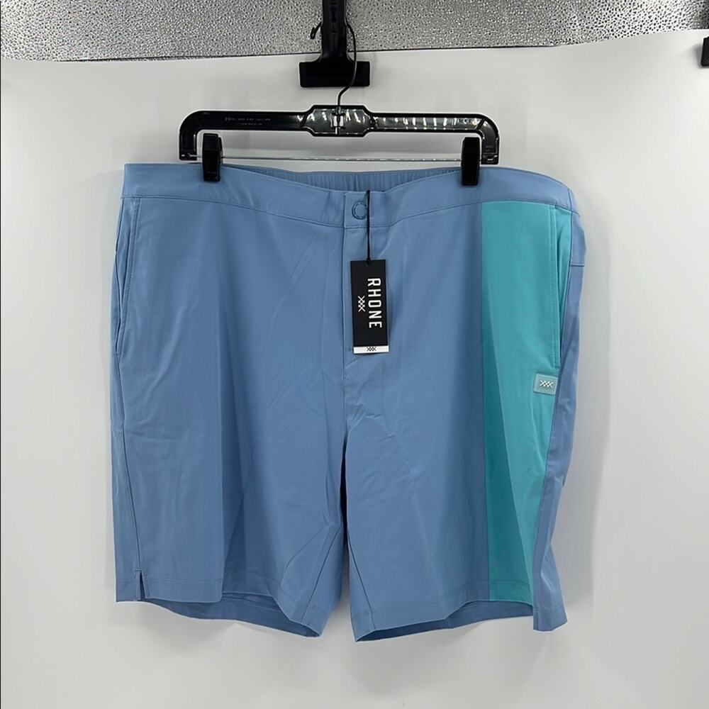 Rhone Men's Barrier Swim Short - Endless Sky Blue/Maui Blue - XXL - NWT